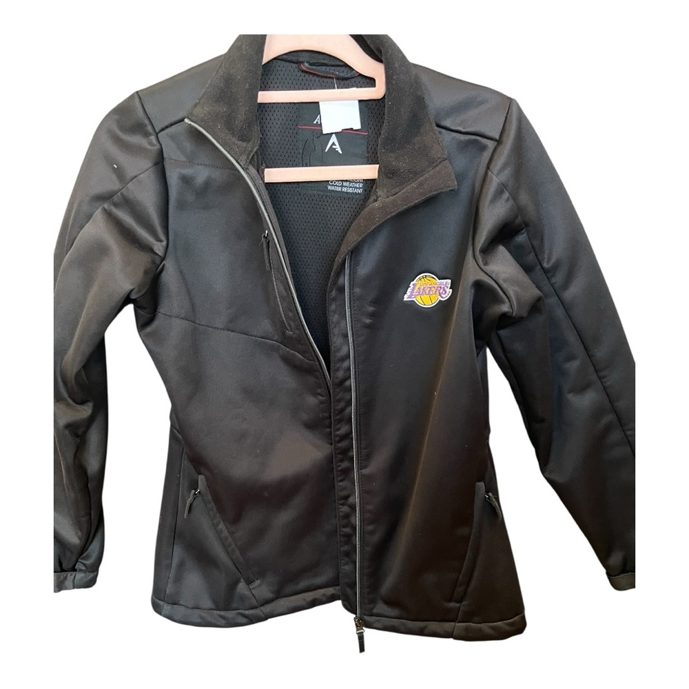 ANTIGUA womens Los Angeles Leakers Jacket Black Size S Water Resistant